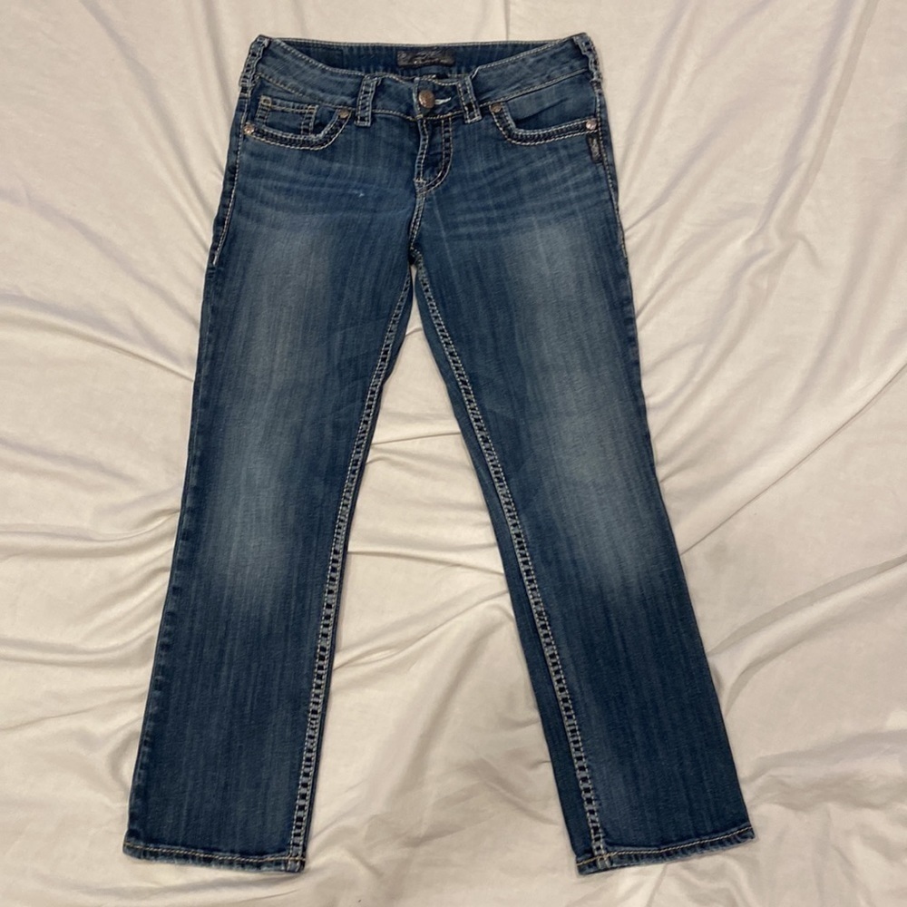 Womens Silver Jeans Co. Silver Capri Jeans in Size 28 [LIKE NEW]